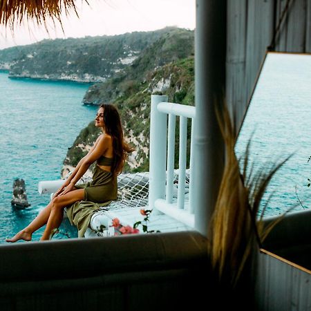 Tropical Glamping Nusa Penida Diamond Beach - Cliff Side Edge Polilit Exteriör bild