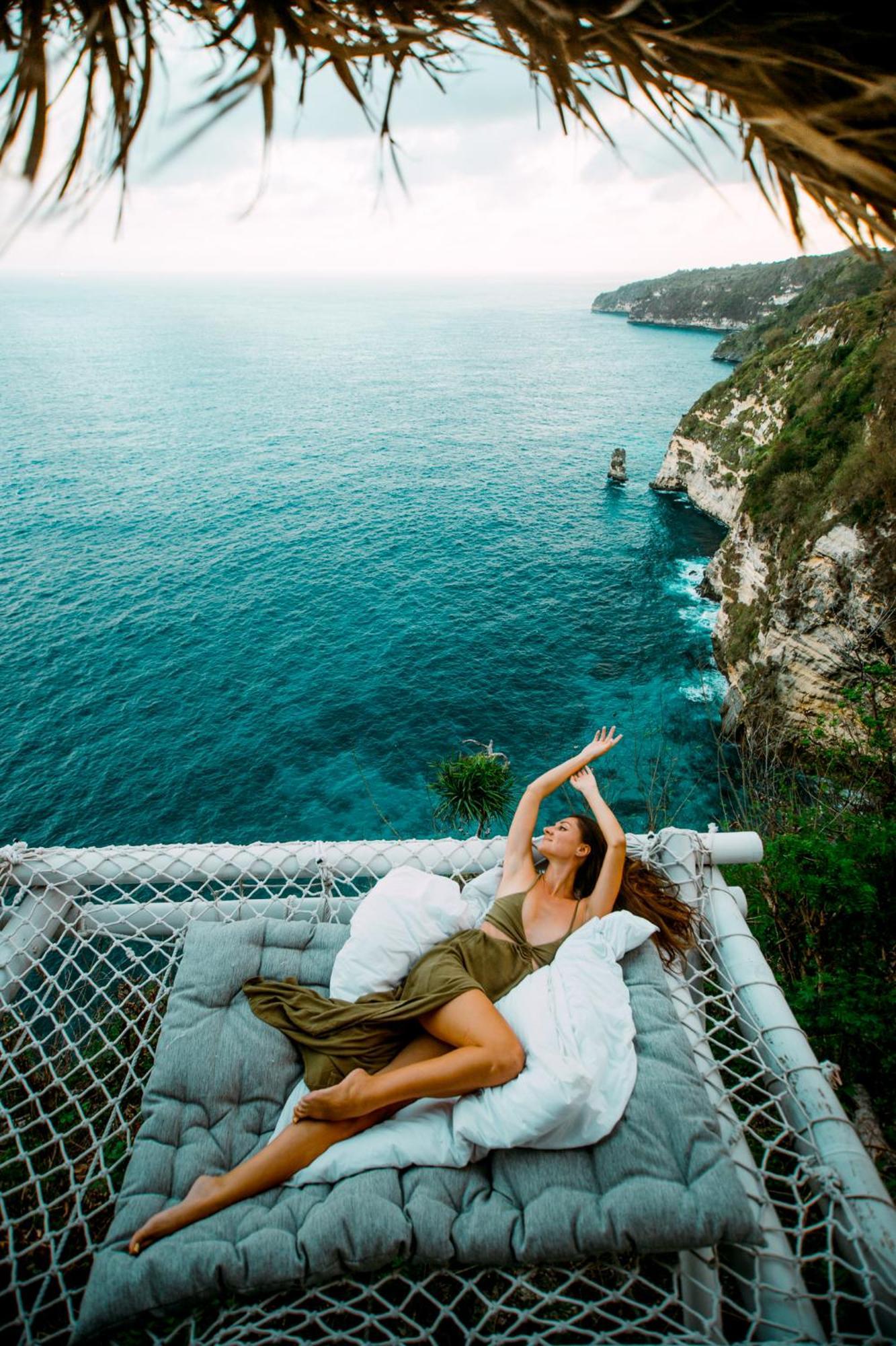 Tropical Glamping Nusa Penida Diamond Beach - Cliff Side Edge Polilit Exteriör bild