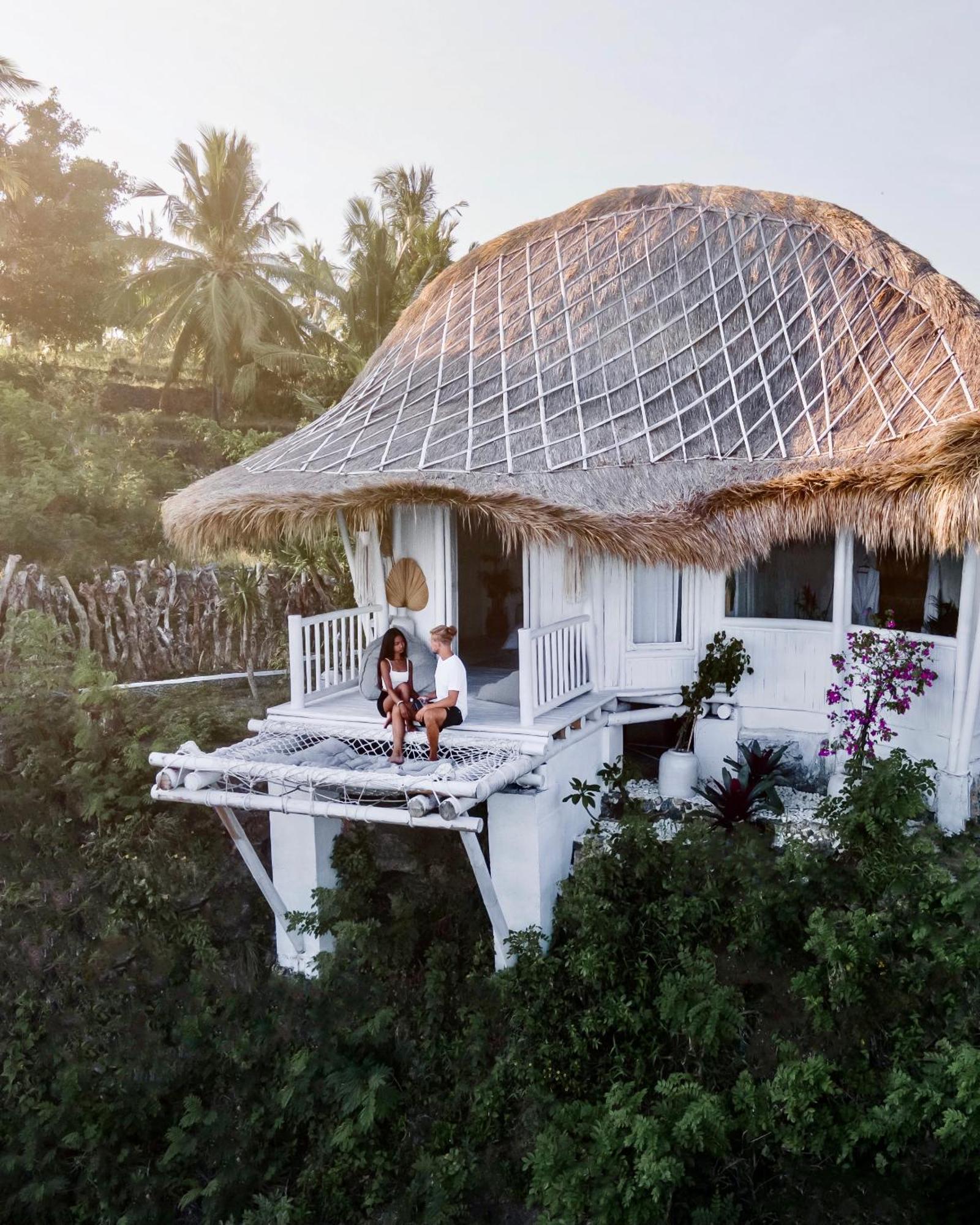 Tropical Glamping Nusa Penida Diamond Beach - Cliff Side Edge Polilit Exteriör bild