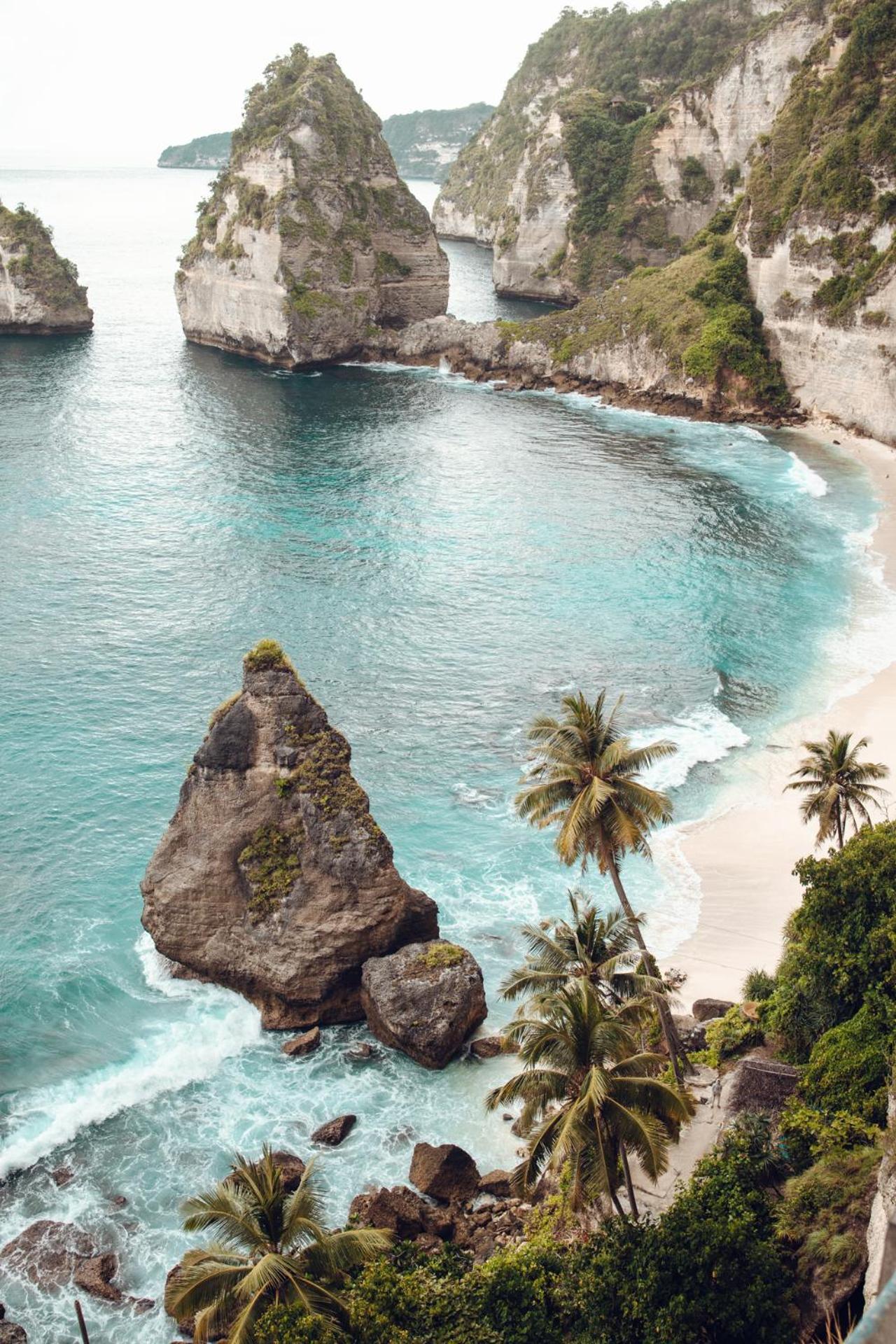 Tropical Glamping Nusa Penida Diamond Beach - Cliff Side Edge Polilit Exteriör bild