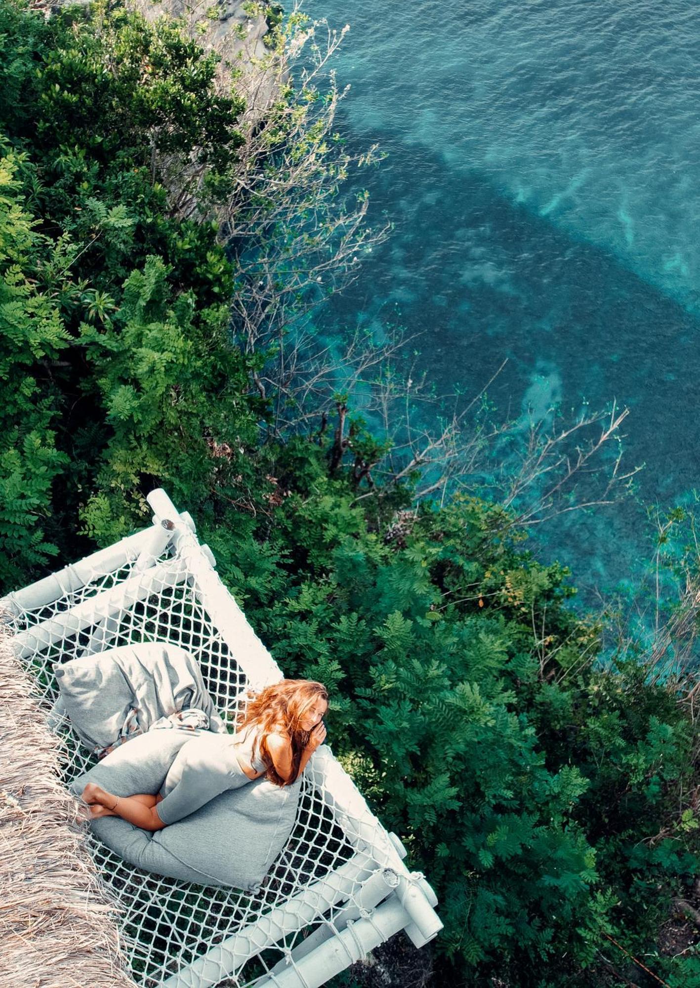 Tropical Glamping Nusa Penida Diamond Beach - Cliff Side Edge Polilit Exteriör bild