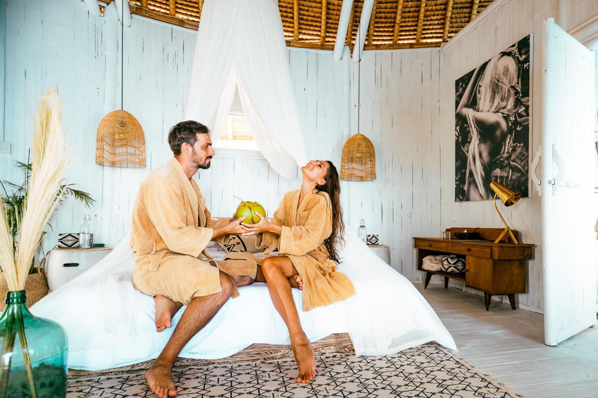 Tropical Glamping Nusa Penida Diamond Beach - Cliff Side Edge Polilit Exteriör bild