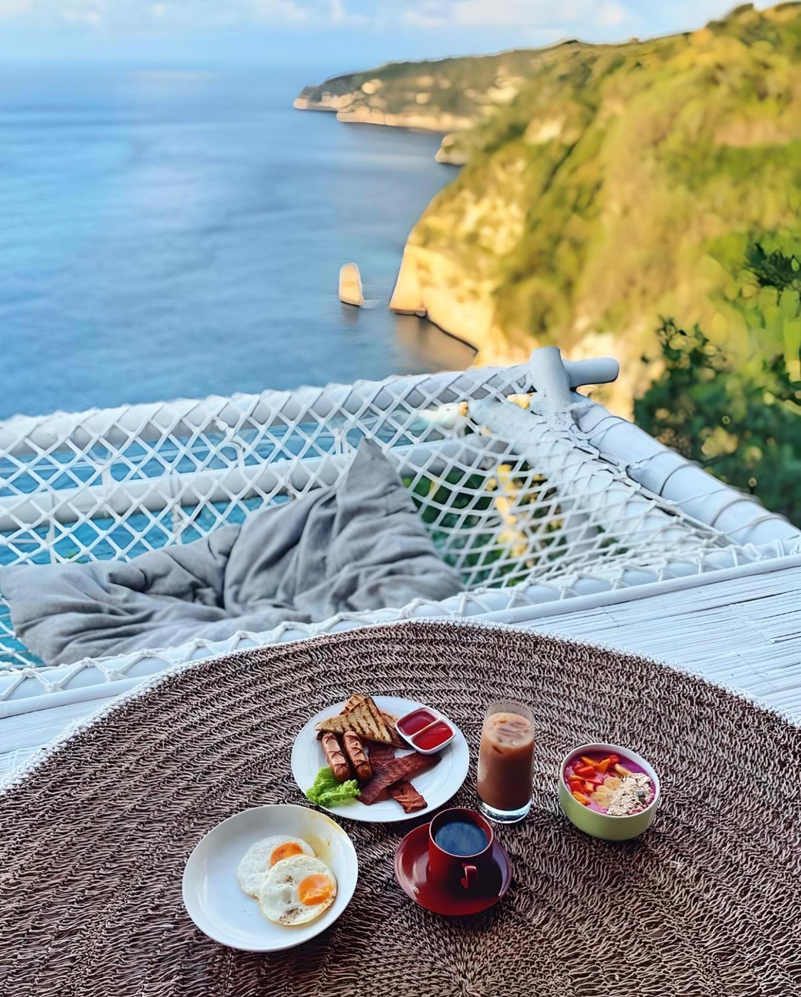 Tropical Glamping Nusa Penida Diamond Beach - Cliff Side Edge Polilit Exteriör bild